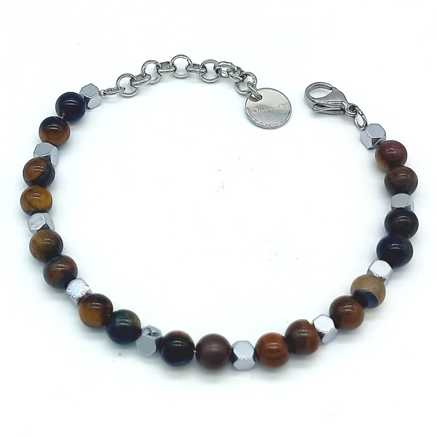 Bracciale Supreme | Occhio di Tigre | 6 mm
